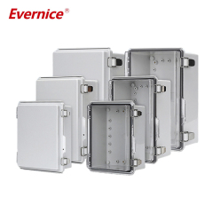 Waterproof Hinged ABS Plastic Enclosure with Stainless steel hook Junction Box electronics enclosure Distribution box