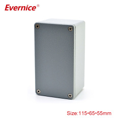 factory diecast aluminum enclosure electronic box for PCB 115*65*55mm