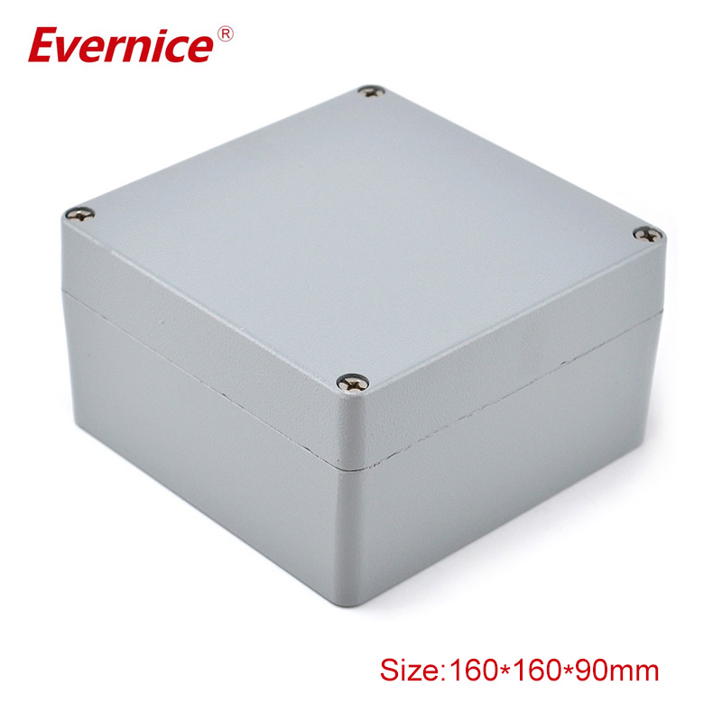 manufacture casting aluminum electronic enclosure instrument enclosure 160*160*90mm
