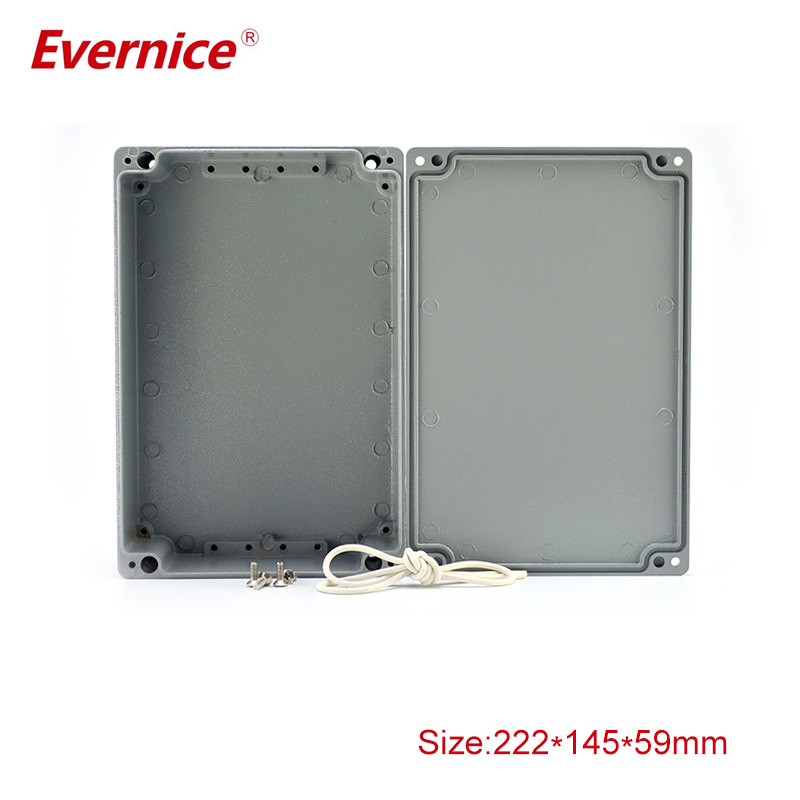 manufacturer diecast aluminum enclosure project box 222*145*60mm