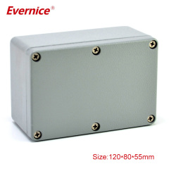manufacture diecast aluminum electronic box enclosure for PCB 120*80*60mm