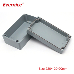 aluminum electronic instrument enclosures aluminium box electronics 220*120*90mm