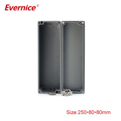 DIY Electronic Project box Aluminum Electronic Project Enclosure Case Aluminum PCB Instrument Box250*80*80mm