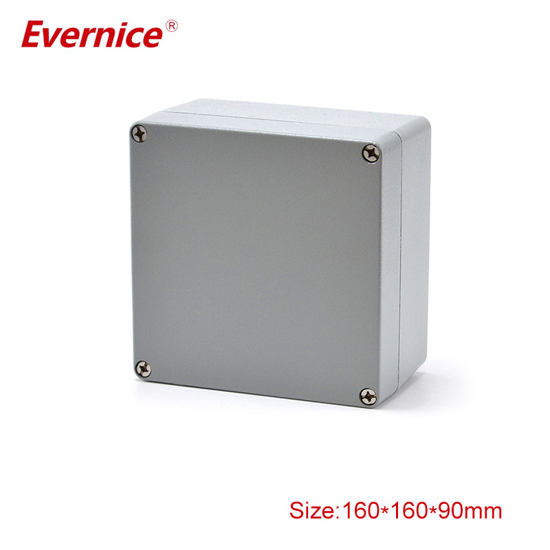 manufacture casting aluminum electronic enclosure instrument enclosure 160*160*90mm