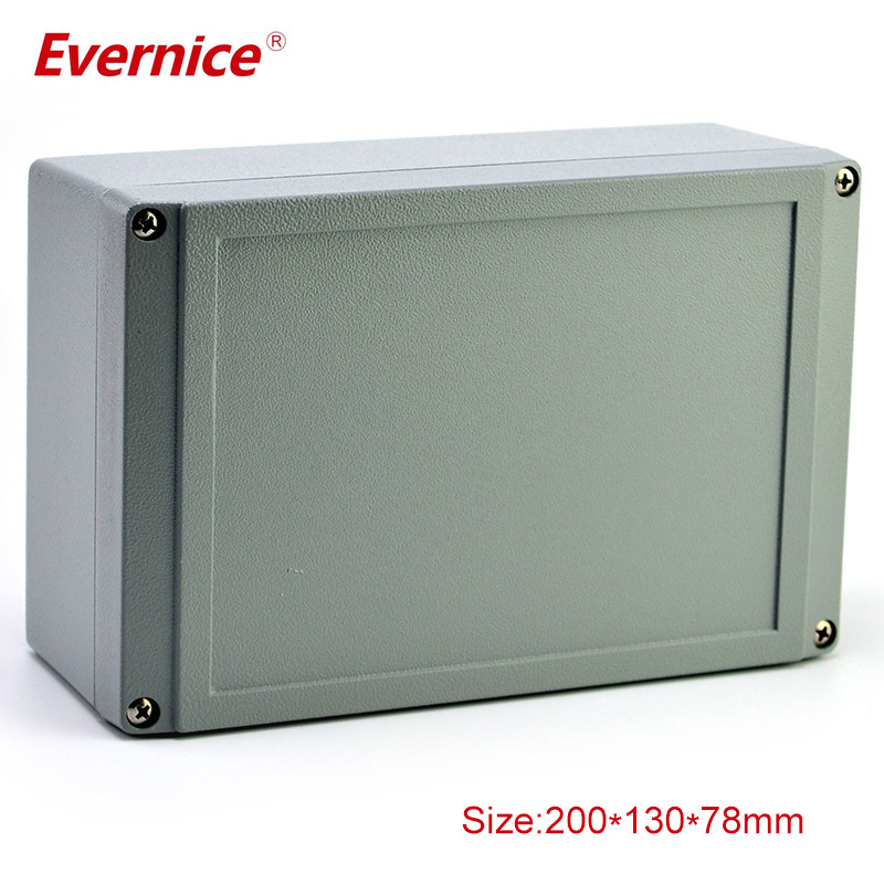 roject enclosure metal aluminium junction box electric case manufacturer 200*130*78mm