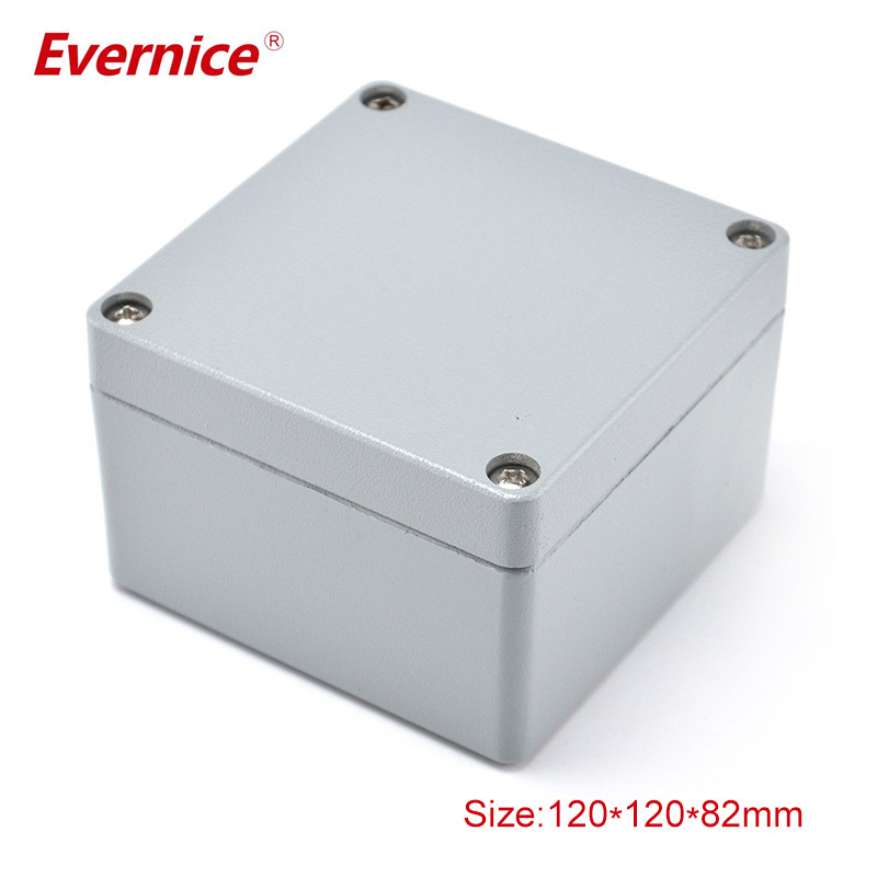 manufacture casting extruded aluminum electronic enclosure 120*120*82mm