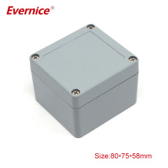 China manufacture electronic box aluminum enclosure for PCB 80*75*58mm