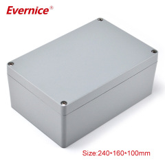 Diecast Aluminum Enclosure Electronic Enclosure Housing Project Junction Box for Pcb 240*160*100mm