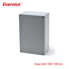 Diecast Aluminum Enclosure Electronic Enclosure Housing Project Junction Box for Pcb 240*160*100mm