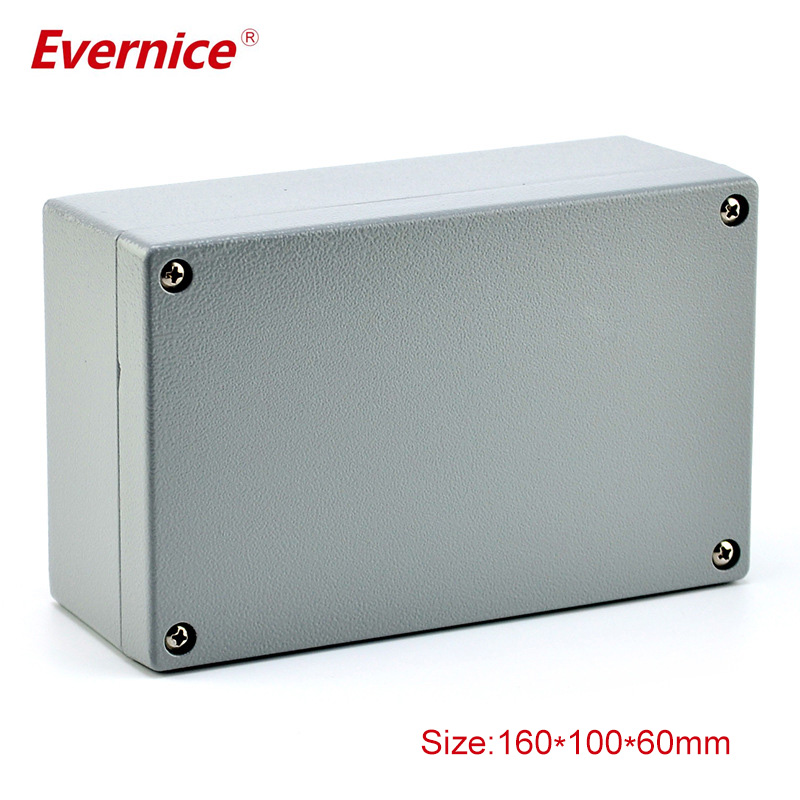 Factory aluminum electronic box diecast aluminum enclosure PCB Circuit Board box 160*100*60mm