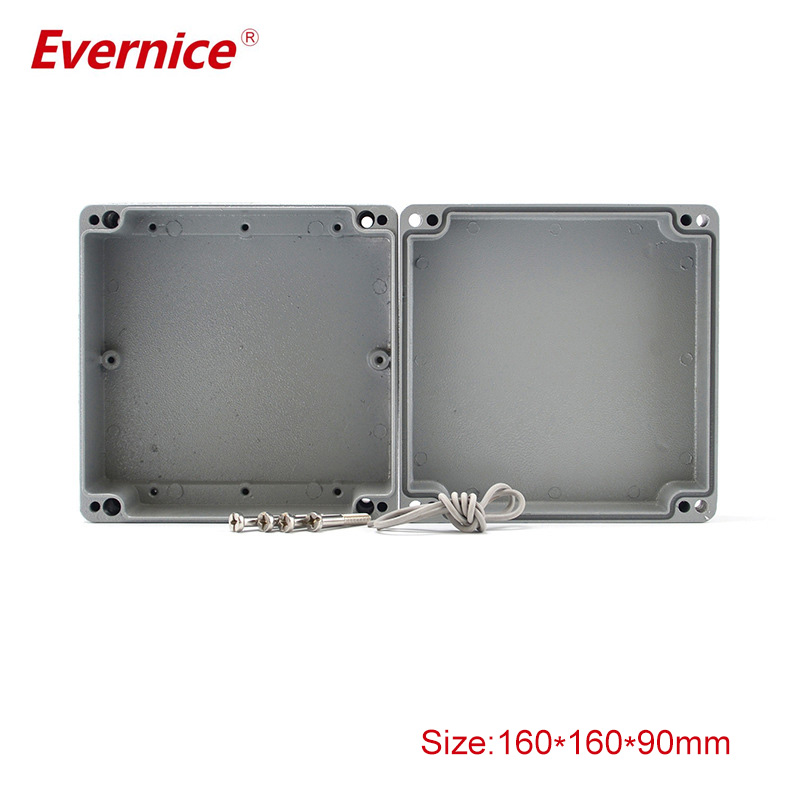 manufacture casting aluminum electronic enclosure instrument enclosure 160*160*90mm