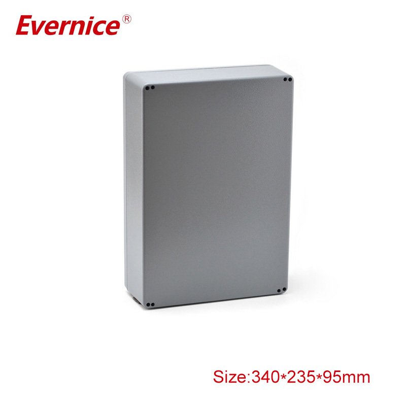 IP66 waterproof die cast aluminum enclosure for electronic metal box 340*235*95mm
