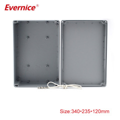 Best quality custom extruded aluminum enclosure die cast aluminum enclosure340*235*120mm