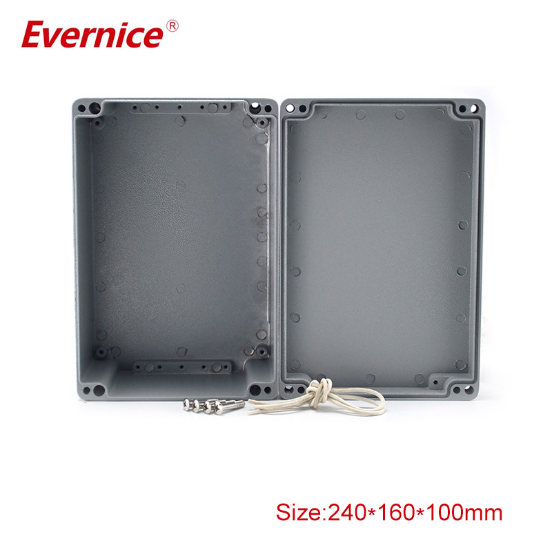 Diecast Aluminum Enclosure Electronic Enclosure Housing Project Junction Box for Pcb 240*160*100mm