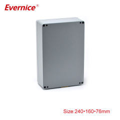 aluminum alloy case pcb instrument box metal electronic project enclosures 240*160*76mm