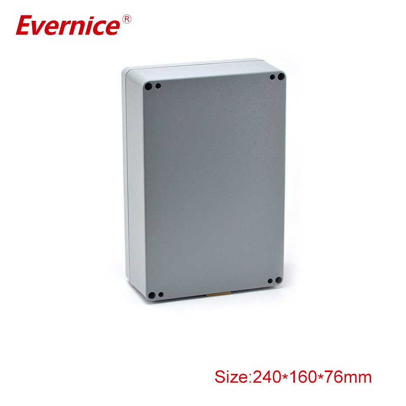 aluminum alloy case pcb instrument box metal electronic project enclosures 240*160*76mm