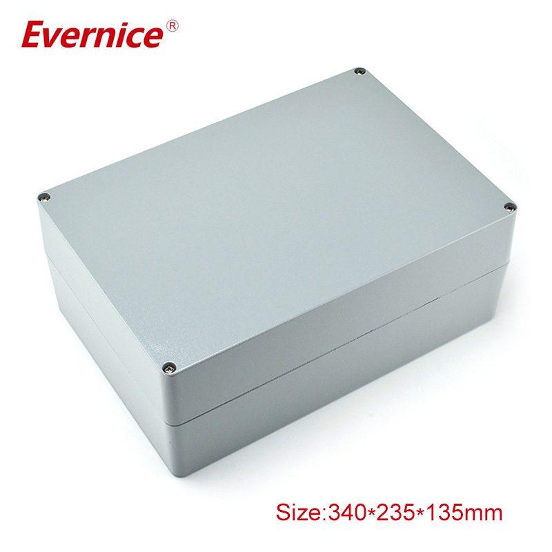 Outdoor Use IP66 Die Cast Aluminum Waterproof Project Box for Electronics 340*235*135mm