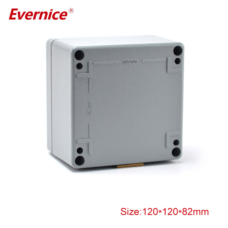 manufacture casting extruded aluminum electronic enclosure 120*120*82mm