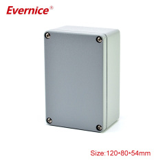 manufacture Die-casting aluminum waterproof communication telecom enclosures 120*80*55mm