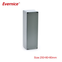 DIY Electronic Project box Aluminum Electronic Project Enclosure Case Aluminum PCB Instrument Box250*80*80mm