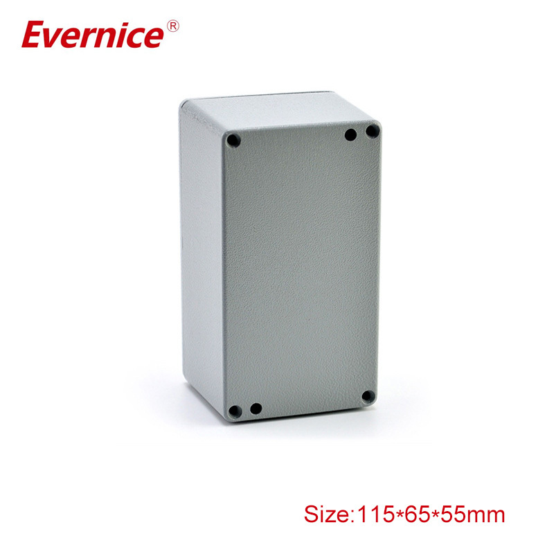 factory diecast aluminum enclosure electronic box for PCB 115*65*55mm