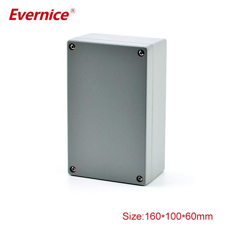 Factory aluminum electronic box diecast aluminum enclosure PCB Circuit Board box 160*100*60mm