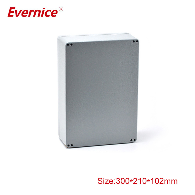 outdoor use diecast aluminum housing electronics equipment enclosure extrusion aluminium enclosure for pcb design300*210*102mm