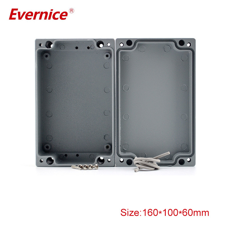Factory aluminum electronic box diecast aluminum enclosure PCB Circuit Board box 160*100*60mm
