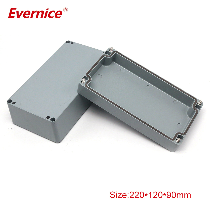 aluminum electronic instrument enclosures aluminium box electronics 220*120*90mm