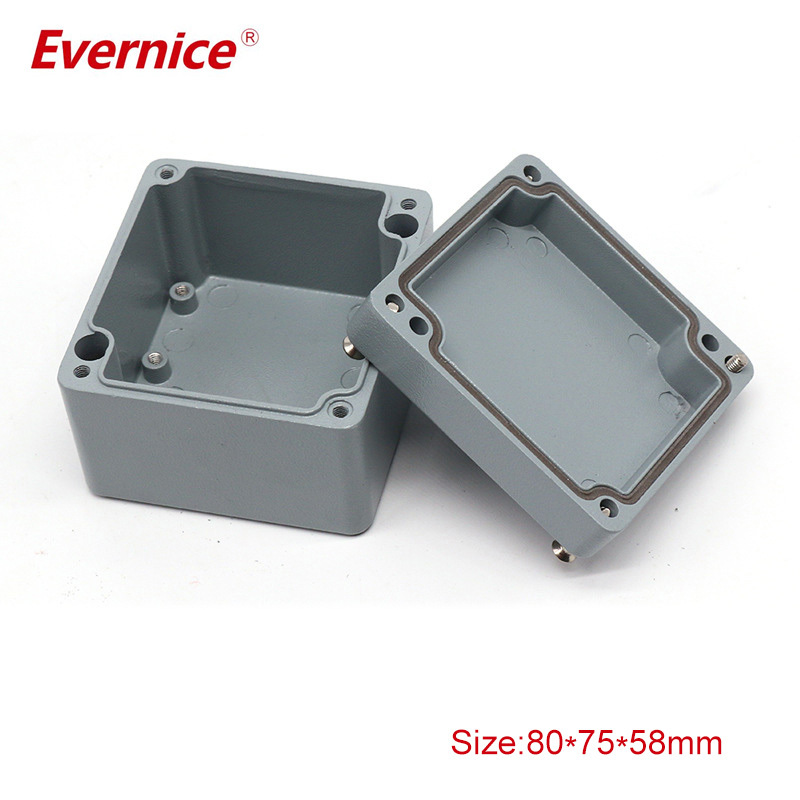 80*75*58mm Outdoor IP67 Waterproof explosion-proof diecast Aluminum enclosure electronics instrument enclosures Junction box casings housings