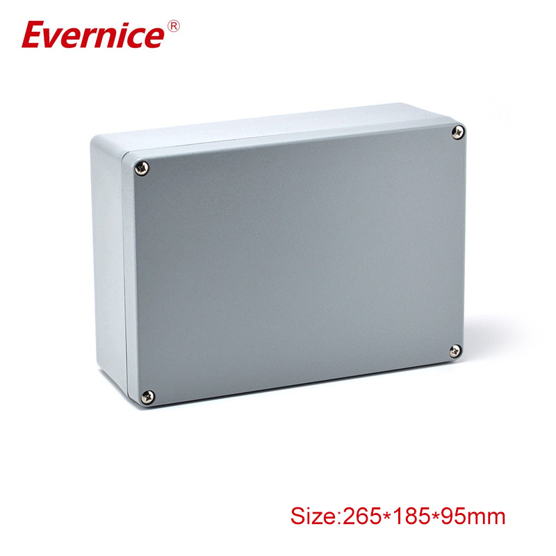 manufacture custom extruded aluminum enclosure die cast aluminum enclosure 265*185*95mm