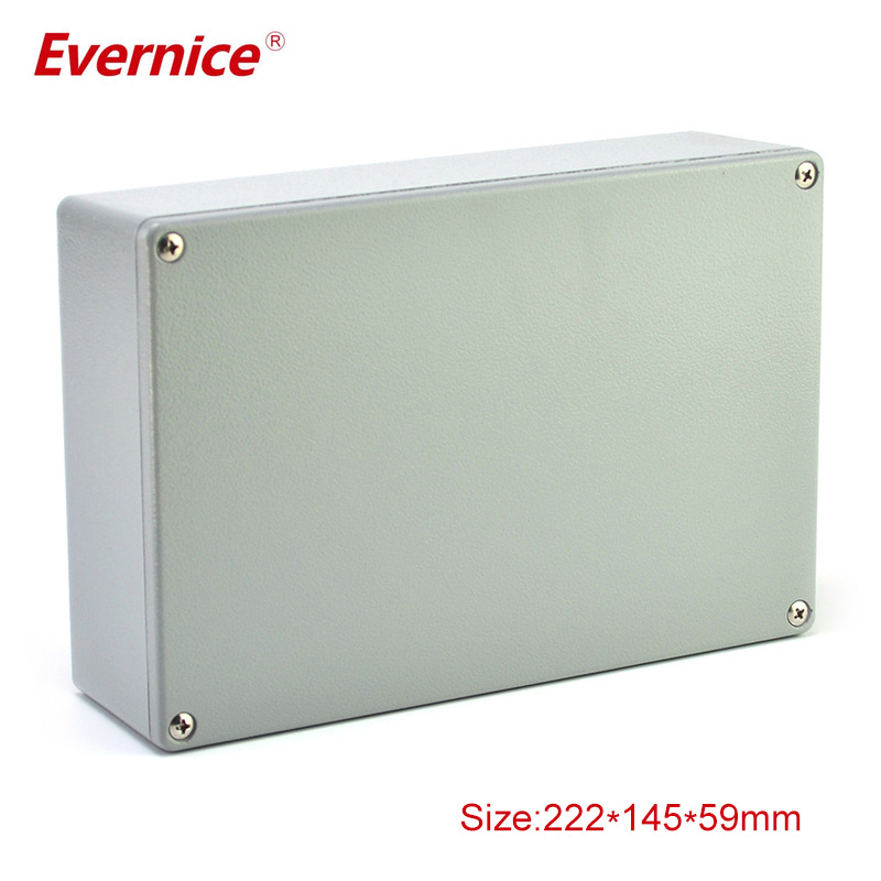 manufacturer diecast aluminum enclosure project box 222*145*60mm