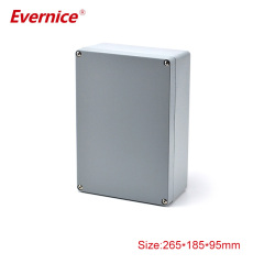 manufacture custom extruded aluminum enclosure die cast aluminum enclosure 265*185*95mm