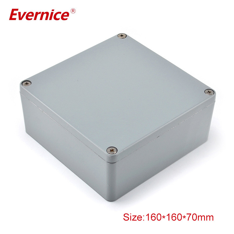 diecast aluminum enclosure aluminum housing case for electronics 160*160*70mm