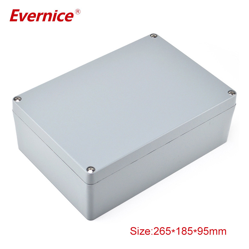 manufacture custom extruded aluminum enclosure die cast aluminum enclosure 265*185*95mm