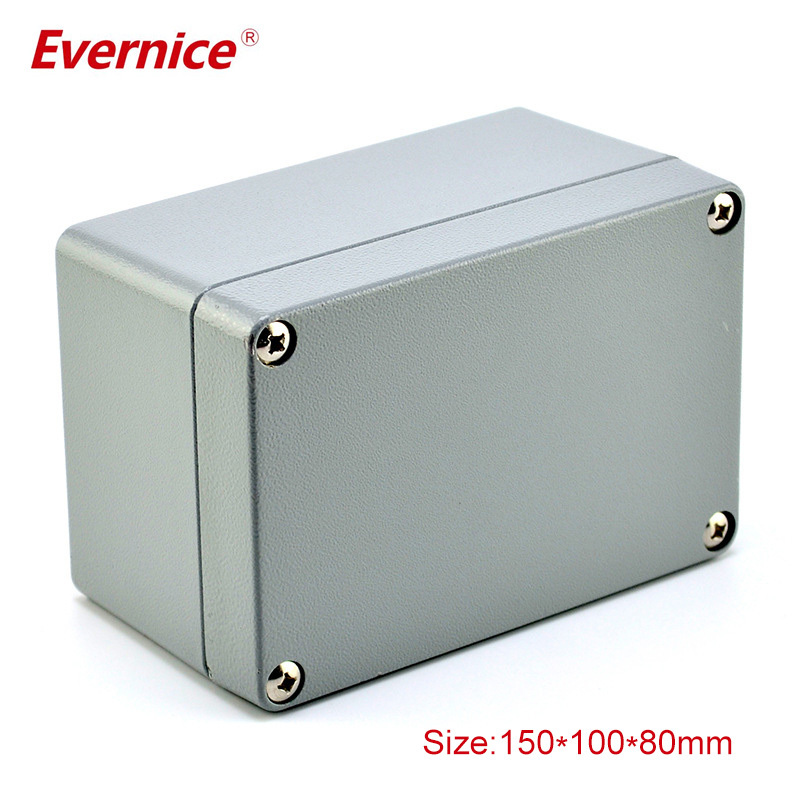 custom die cast aluminum box extrusion electrical enclosure 150*100*80mm