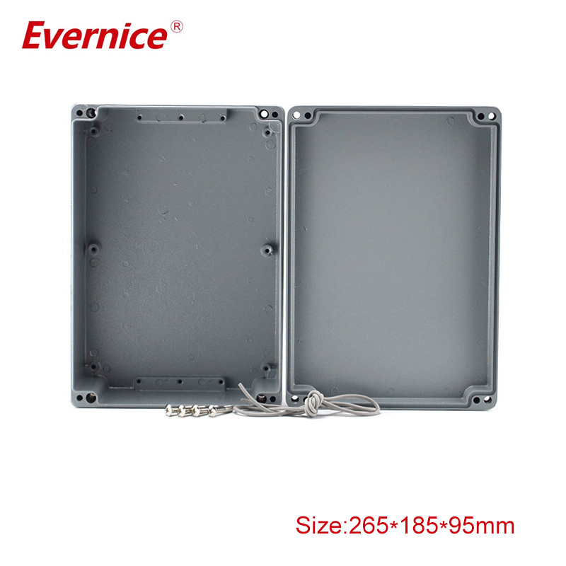 manufacture custom extruded aluminum enclosure die cast aluminum enclosure 265*185*95mm