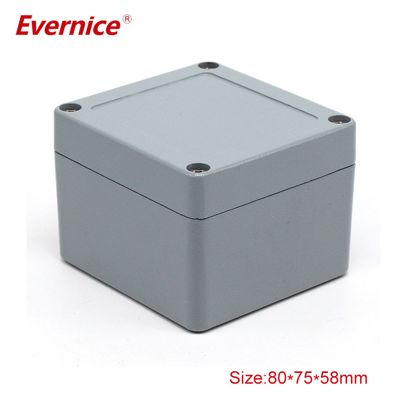 China manufacture electronic box aluminum enclosure for PCB 80*75*58mm