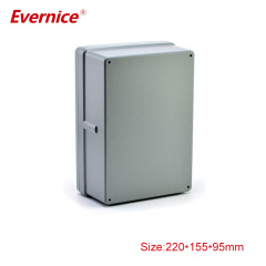 aluminium enclosure box for Circuit board Signal transmitter with cutholes and silkscreen 220*155*95mm