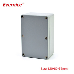 manufacture diecast aluminum electronic box enclosure for PCB 120*80*60mm
