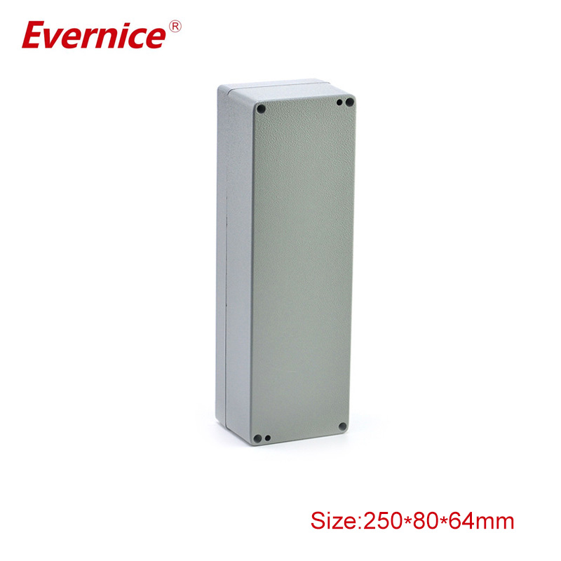 Industrial Aluminum Box Beautiful Enclosure Project Case Extruded Aluminum Electrical Circuit Board Housing 250*80*64mm