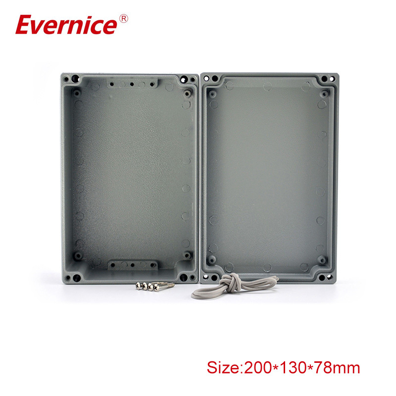 roject enclosure metal aluminium junction box electric case manufacturer 200*130*78mm