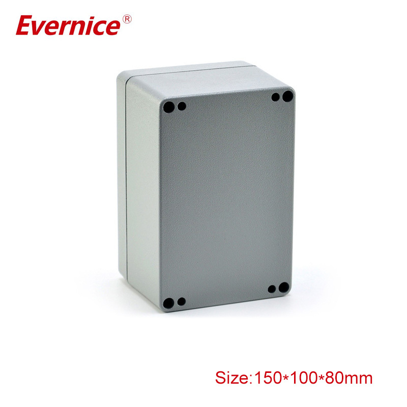 custom die cast aluminum box extrusion electrical enclosure 150*100*80mm