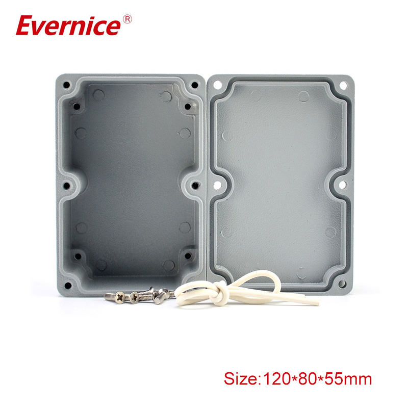 manufacture diecast aluminum electronic box enclosure for PCB 120*80*60mm