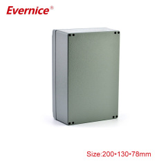 roject enclosure metal aluminium junction box electric case manufacturer 200*130*78mm