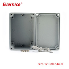 manufacture Die-casting aluminum waterproof communication telecom enclosures 120*80*55mm