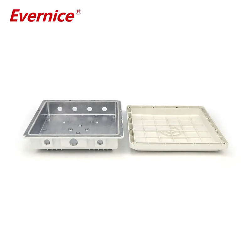 A-083 233*233*54MM Outdoor Waterproof CATV Amplifier Aluminum Enclosure Box Ethernet 5G Power Control Junction box Telecom Base Station Housing