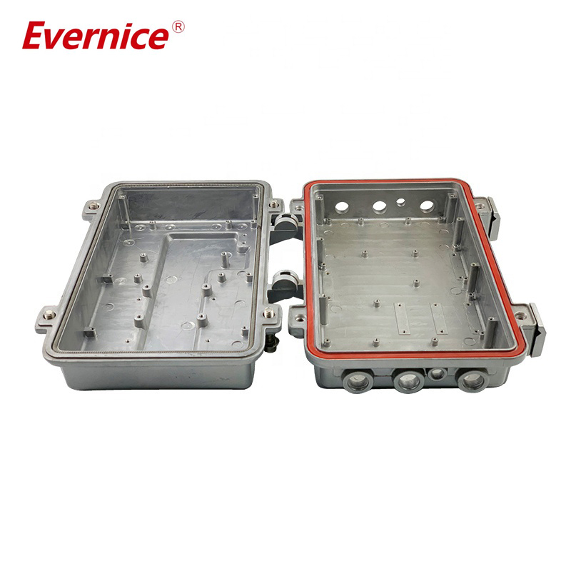 A-007A:255*145*85MM IP67 Outdoor Diecast aluminum enclosure amplifier CATV enclosure Junction box Base station signal housings casings