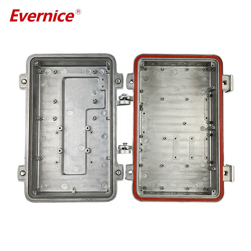 A-007A:255*145*85MM IP67 Outdoor Diecast aluminum enclosure amplifier CATV enclosure Junction box Base station signal housings casings