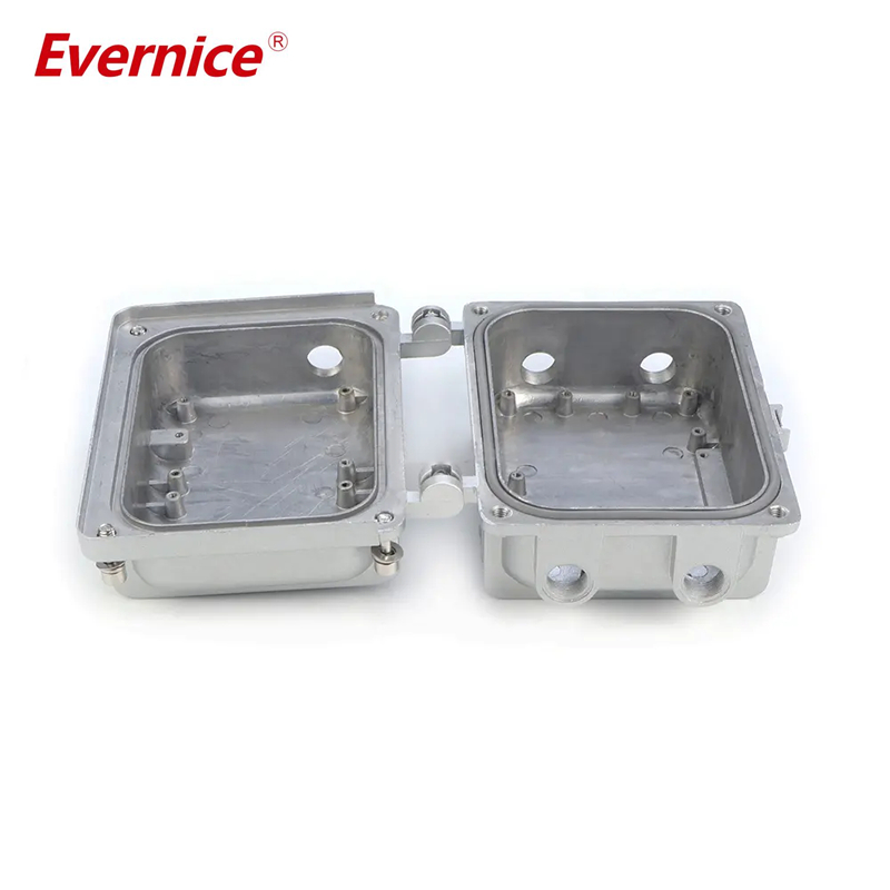 A-008B-A 128*94*78MM Outdoor Waterproof CATV Amplifier Aluminum Enclosure Box Ethernet 5G Power Control Junction box Telecom Base Station Housing